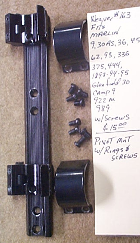 Weaver 163 Pivot Mount For Marlins See Model List For Sale at